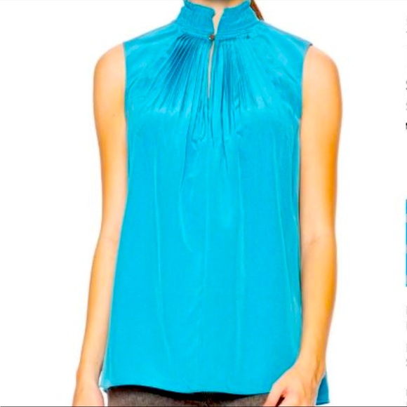 Tibi Arielle 100% silk sleeveless top. - Picture 2 of 13